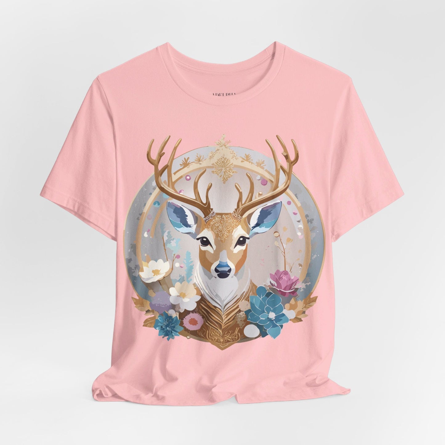 Medallion Graphic Unisex 100 Cotton Vintage Animal Medal Artwork Tee 72