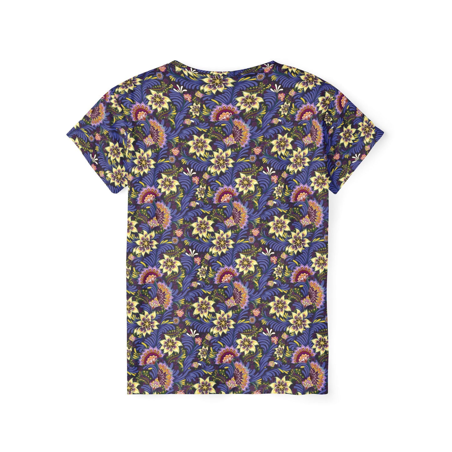 Women Poly T-Shirt with Floral Print