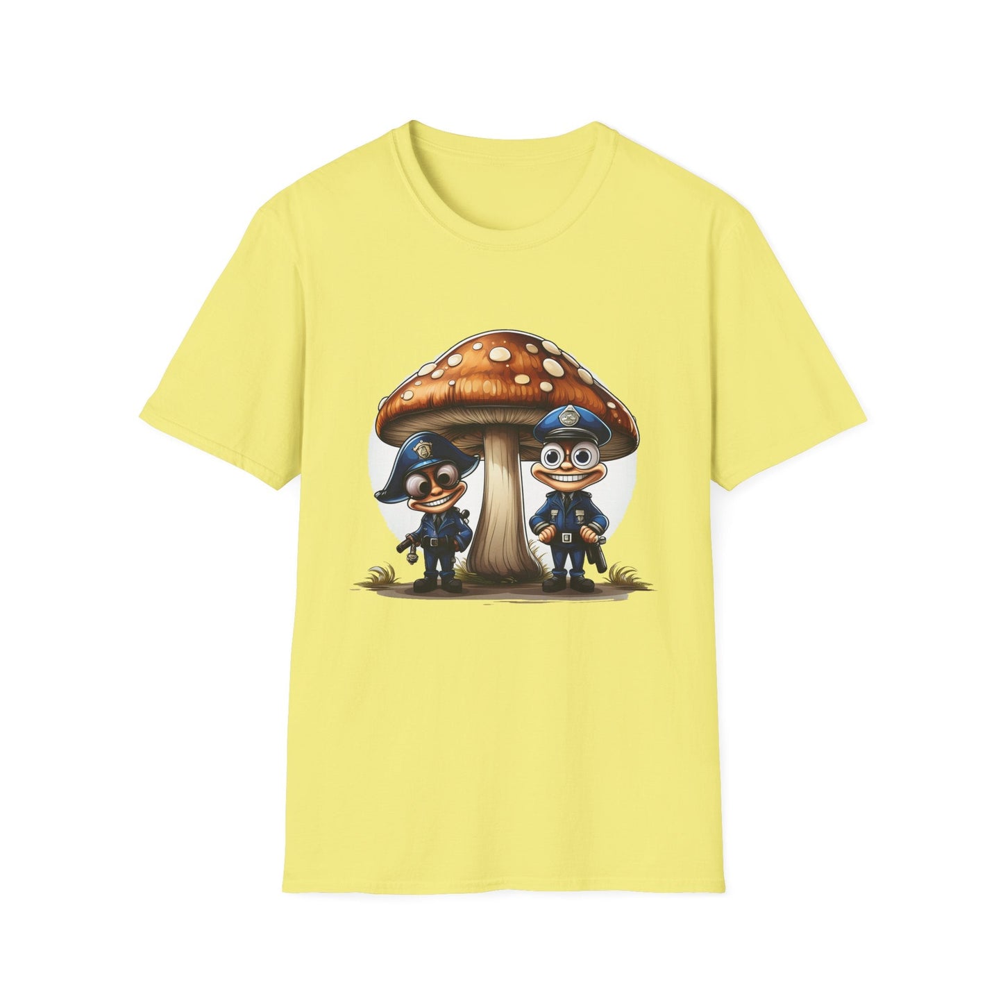 Mashroom Tee Shirt Unisex Funny Mashroom Design Shirt With Fungus Gildan Softstyle 64000