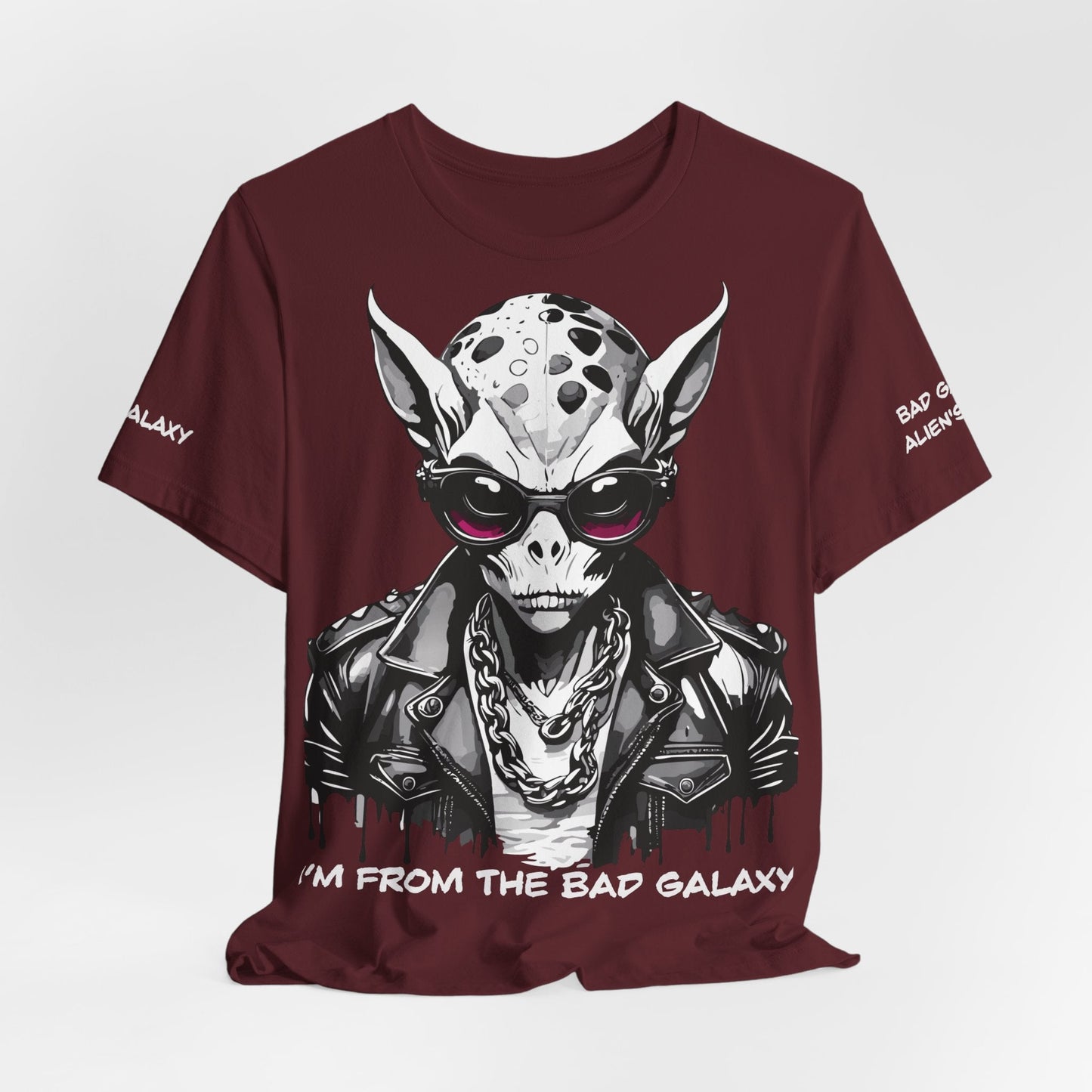 Alien Tee Shirt From Bad Galaxy Made To Order 100 Percent Cotton With Eco Friendly Inks