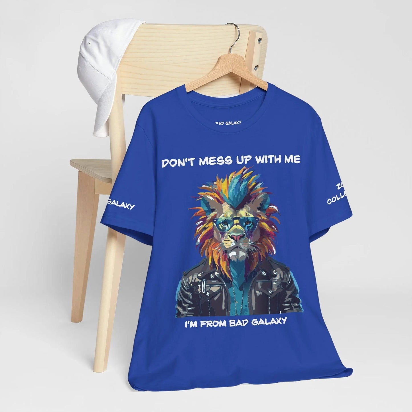 Bad Galaxy Animal T Shirt 100 Percent Cotton Eco Friendly Ink USA Printed Durable Stitching