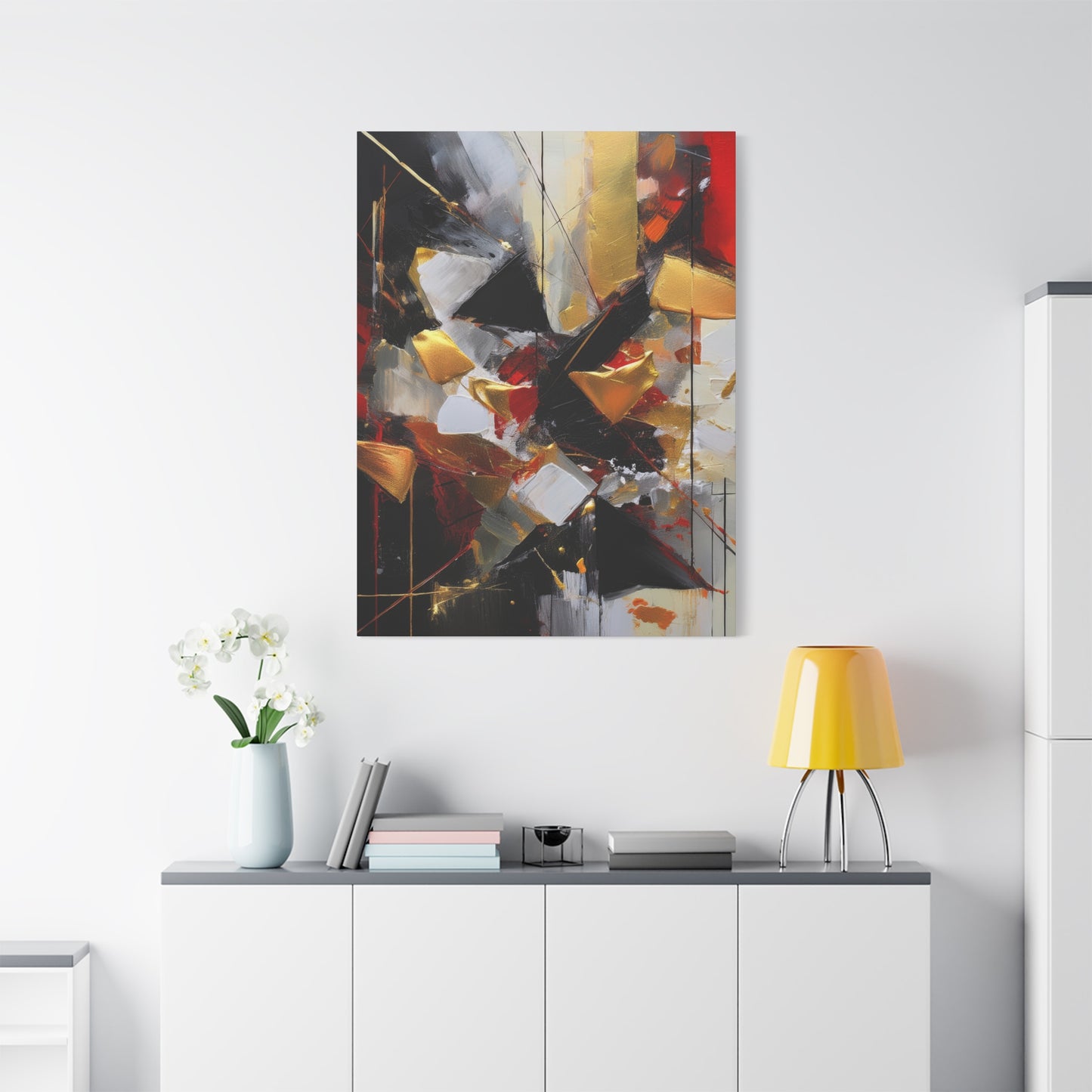 Abstract Oil Painting Print Canvas 20x24,20x30,24x30 24x32,24x36,30x40 32x48,36x48,40x60 Pine-Wood Inner Frame ABS-186