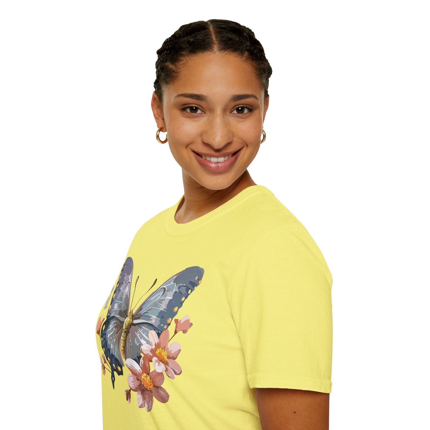 Butterfly Shirt Unisex T Shirt Monarch Butterfly Softstyle Tee Gildan 64000 Breathable Everyday Wear