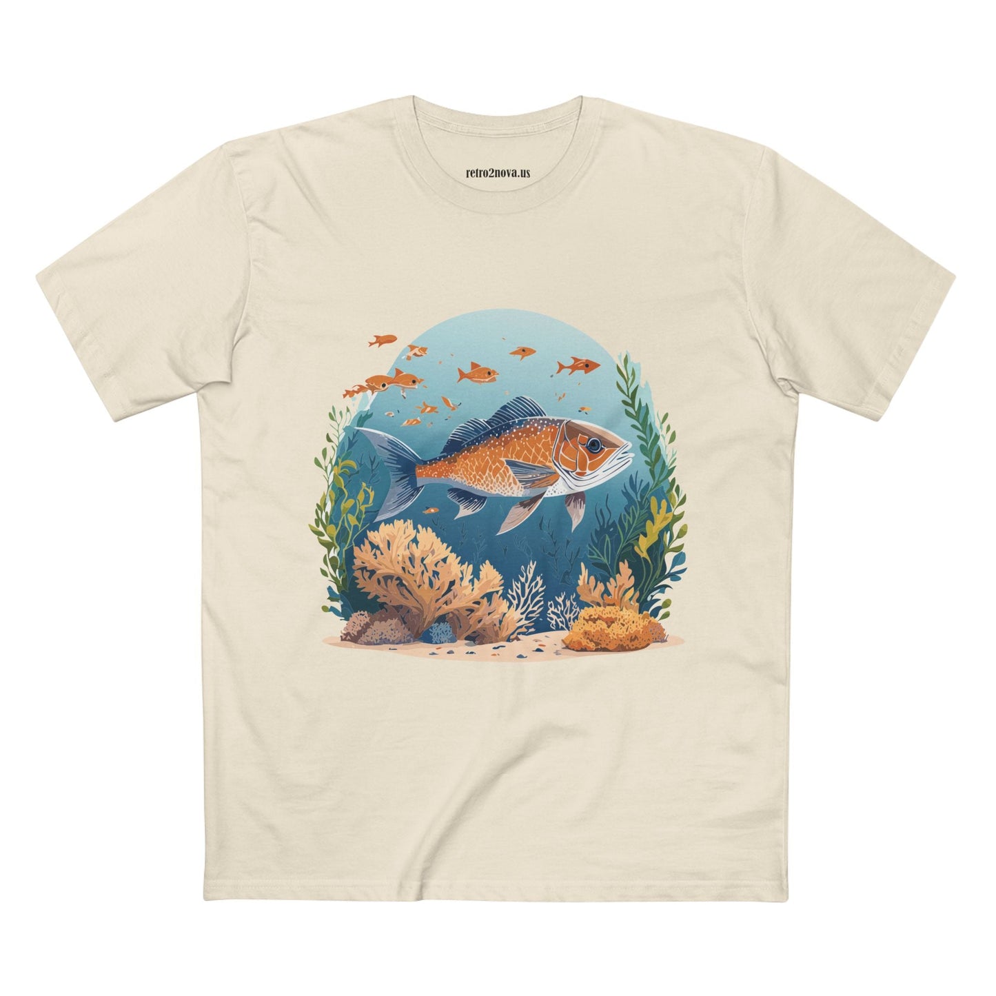 Ocean Shirt Ocean Pacific Shirts OP24 Unisex Premium Cotton Staple Tee With Original Art Design