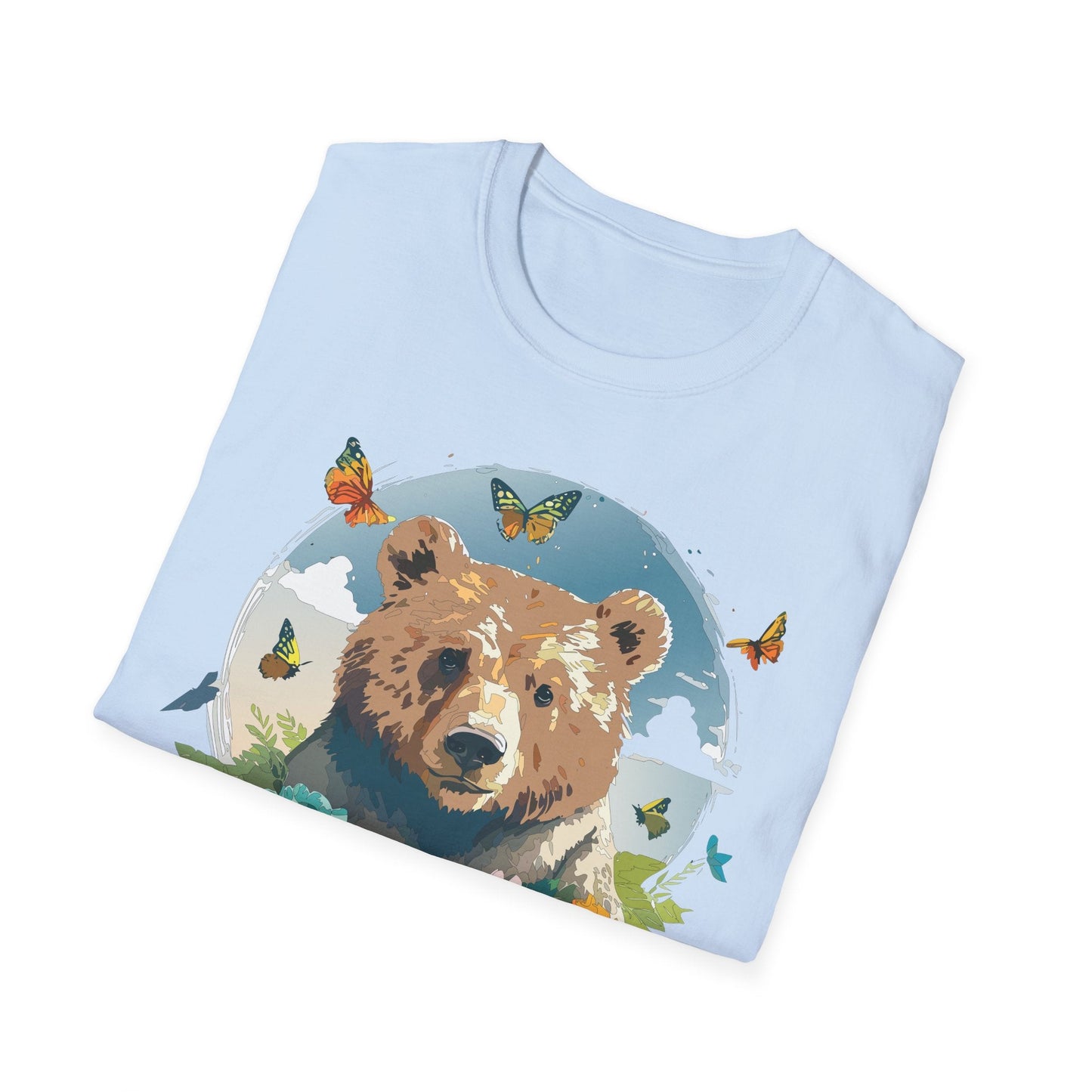 Bear T Shirt Unisex Teddy Bear Tee Softstyle 64000 Ring Spun Cotton Tee Lightweight Breathable