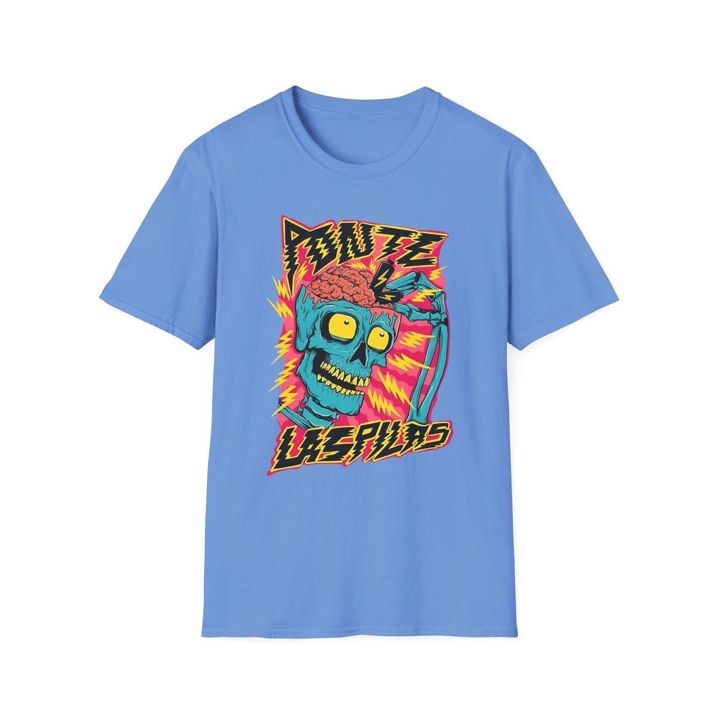 Skull Tee Shirt Unisex Skeleton Shirt Gildan Softstyle 64000 100 Percent Ring Spun Cotton