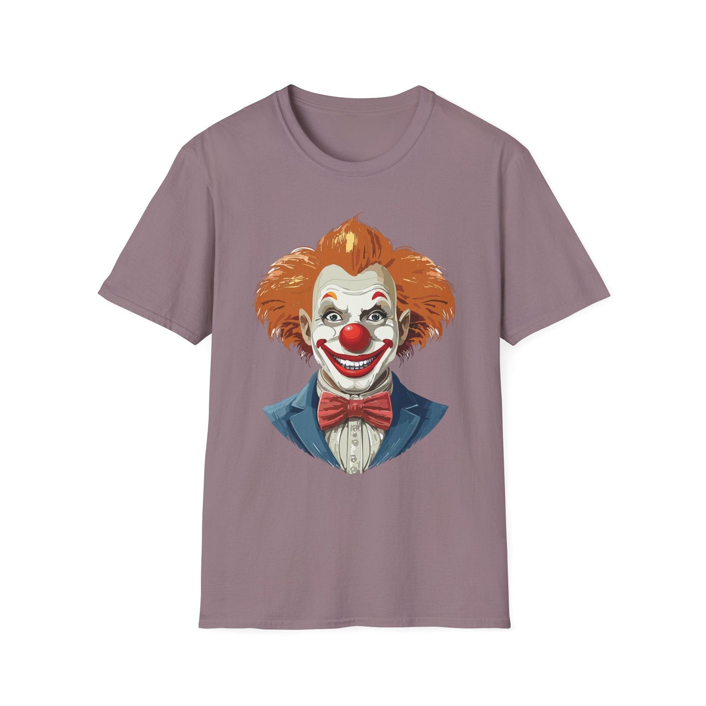 Clown Shirt Unisex Funny Man Circus Tee Softstyle Gildan 64000 Short Sleeve Shirt Premium