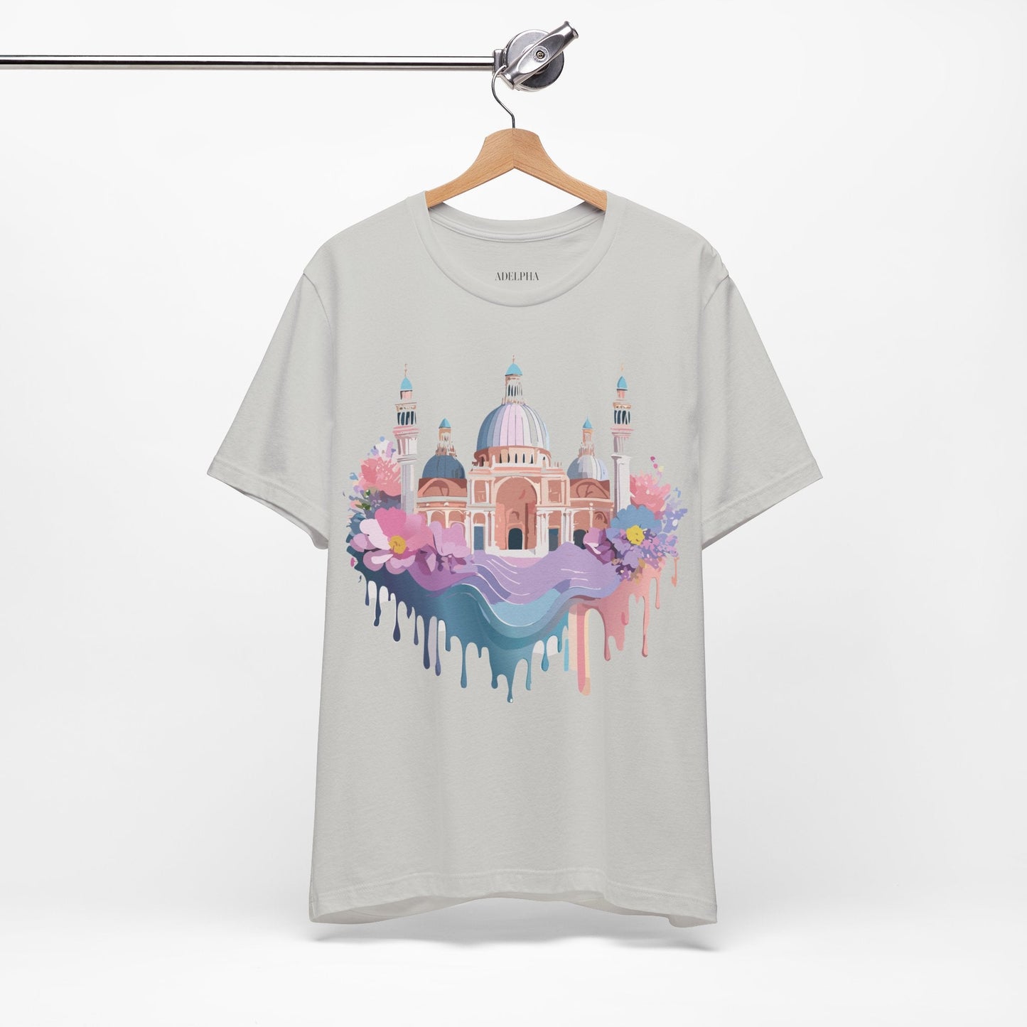 Venice Tourist Graphic Tee Unisex Jersey Short Sleeve Art By Vintage Style