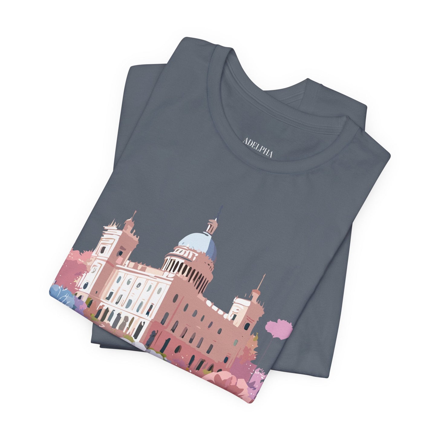 Madrid Tourist Shirt Graphic Tee Unisex Vintage Inspired Artwork By Adelpha Premium Streetwear