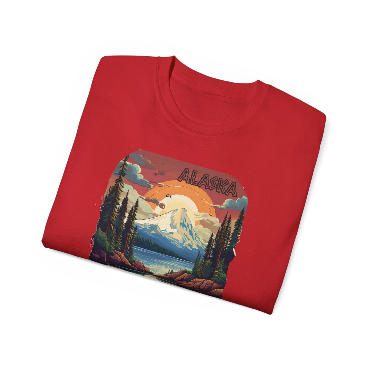 Alaska Graphic Unisex Cotton T‑Shirt 3