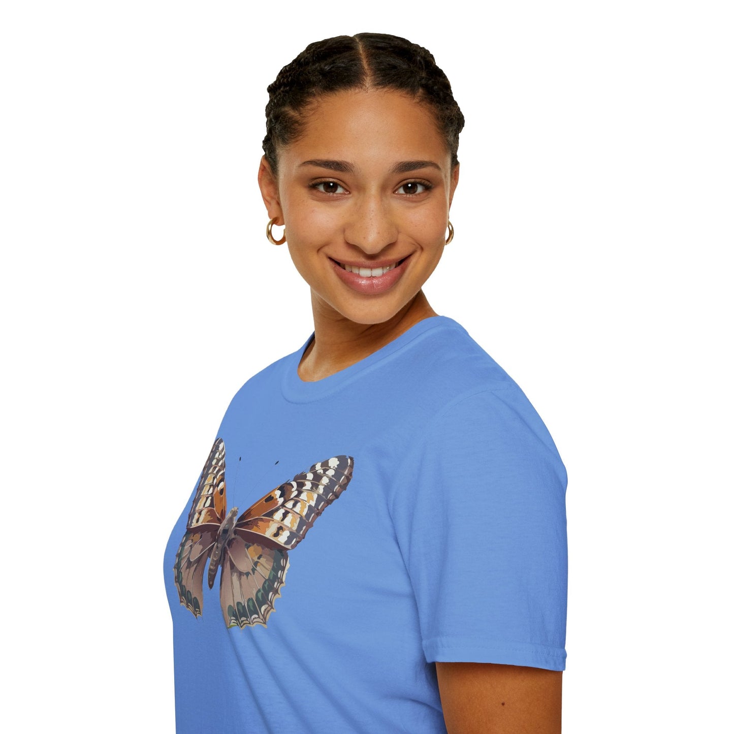 Monarch Butterfly Shirt Unisex T Shirt Design Gildan Softstyle 64000 100 Percent Ring Spun Cotton