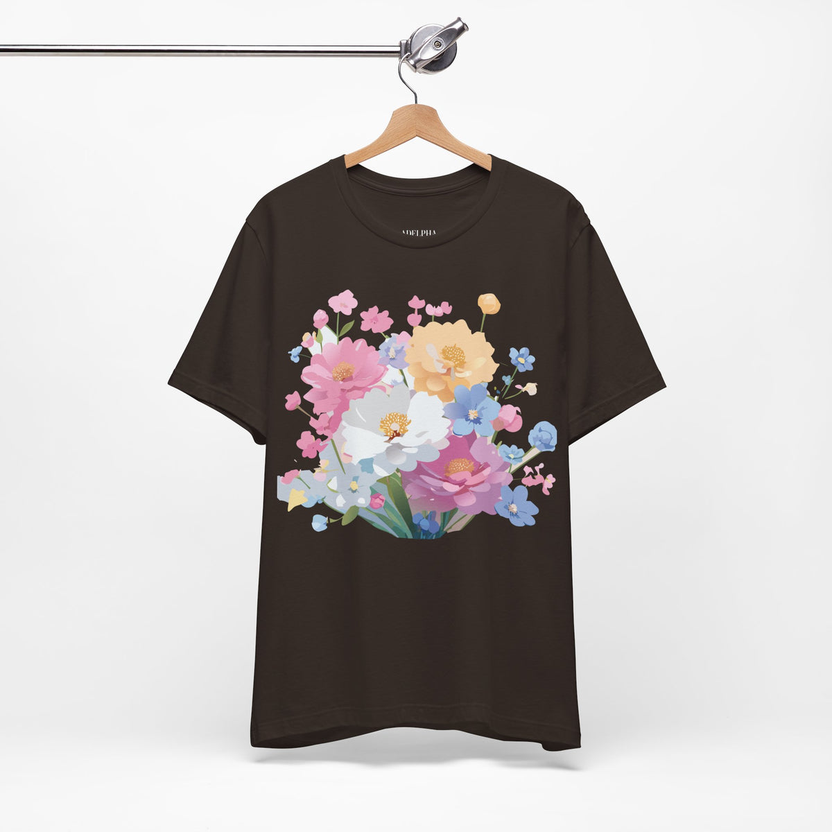 Floral Graphic Tee Shirt - Bella+Canvas Unisex 100 Cotton 17
