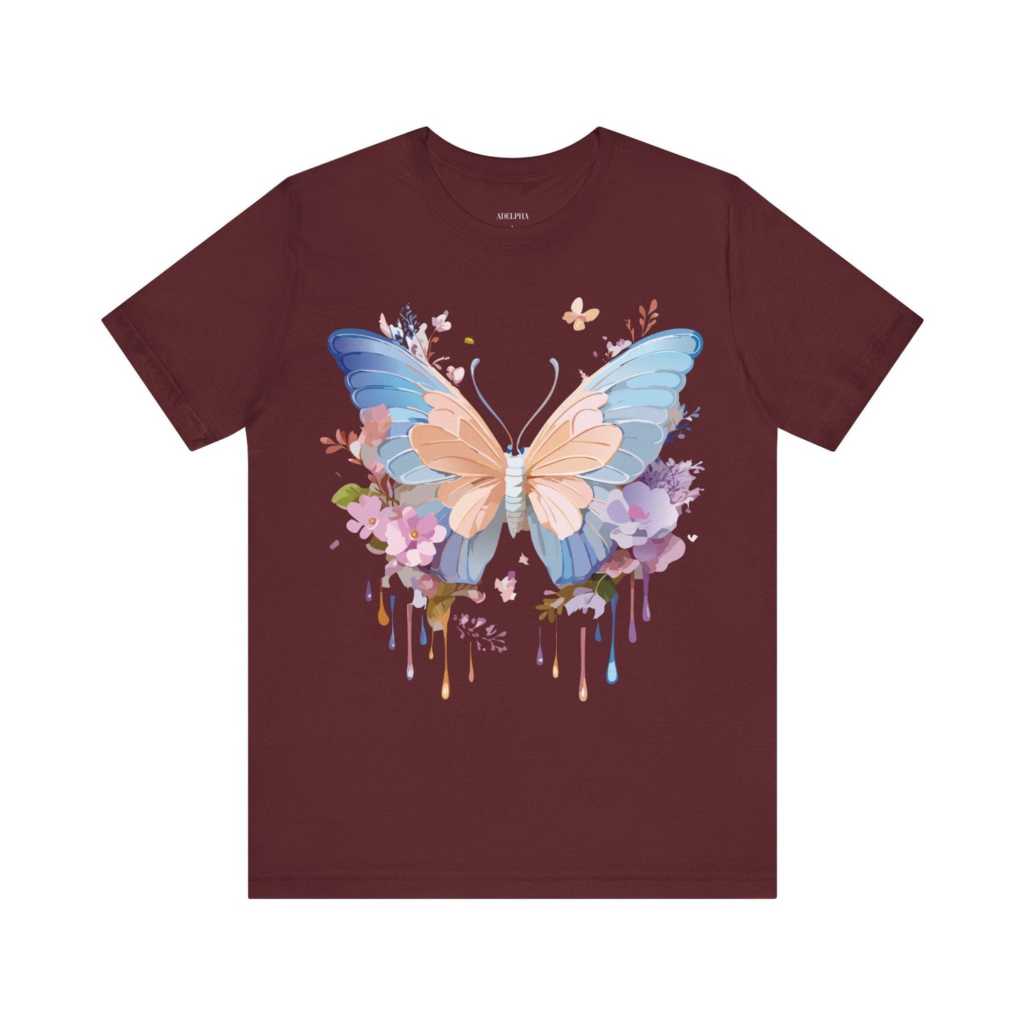 Butterfly Graphic Tee By Adelpha Unisex Short Sleeve Shirt Art Design