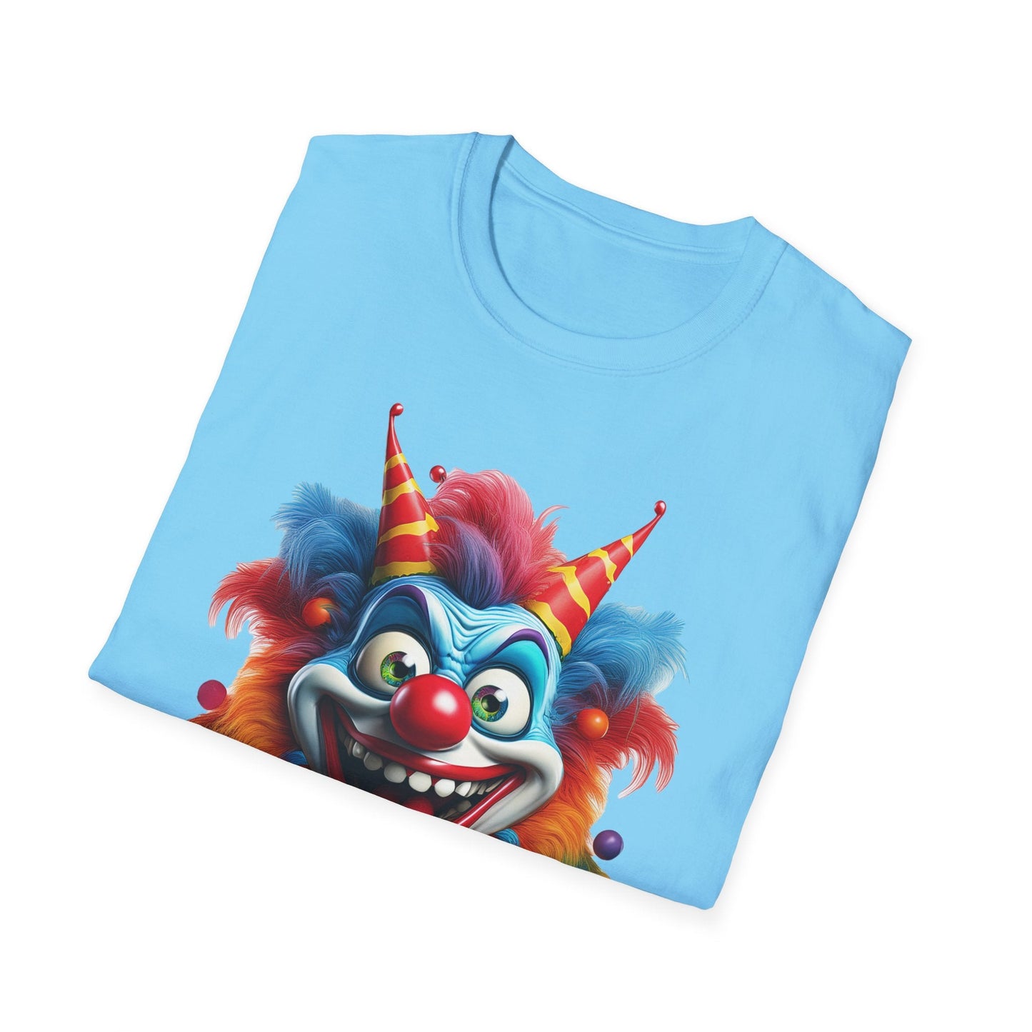 Clown Shirt For Men And Women Funny Circus Tee Scary Man Shirt Unisex Softstyle Tee