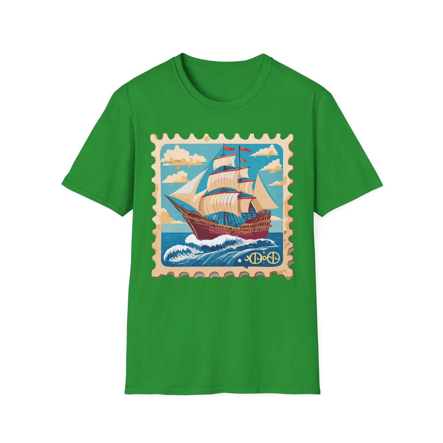 Ship T Shirts Frigate Vessel Tee Unisex Softstyle Gildan 64000 100 Percent Cotton