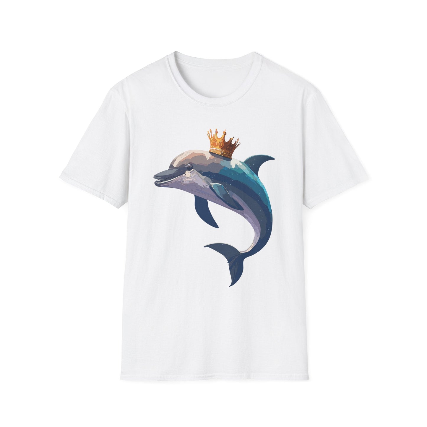 Dolphin Shirts Unisex Gildan Softstyle 64000 100 Percent Cotton Tee For Animal Lovers