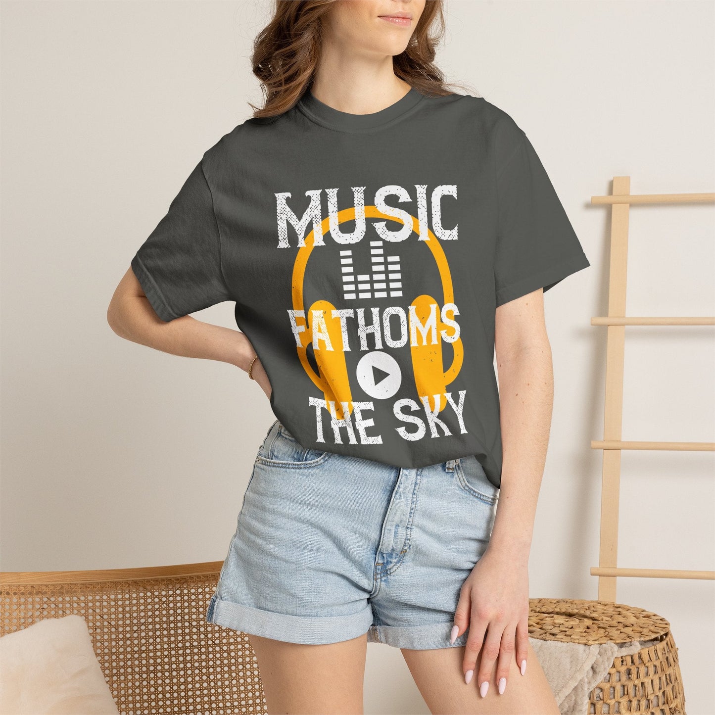 Music Graphic Design Unisex Cotton T-shirt m24