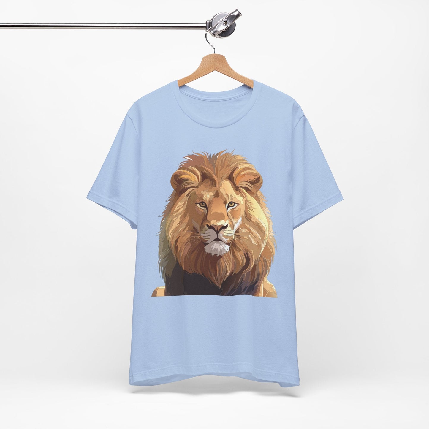 Unisex Animal Art Tee Shirt With Wild Animals Design Gildan 64000 Softstyle Cotton