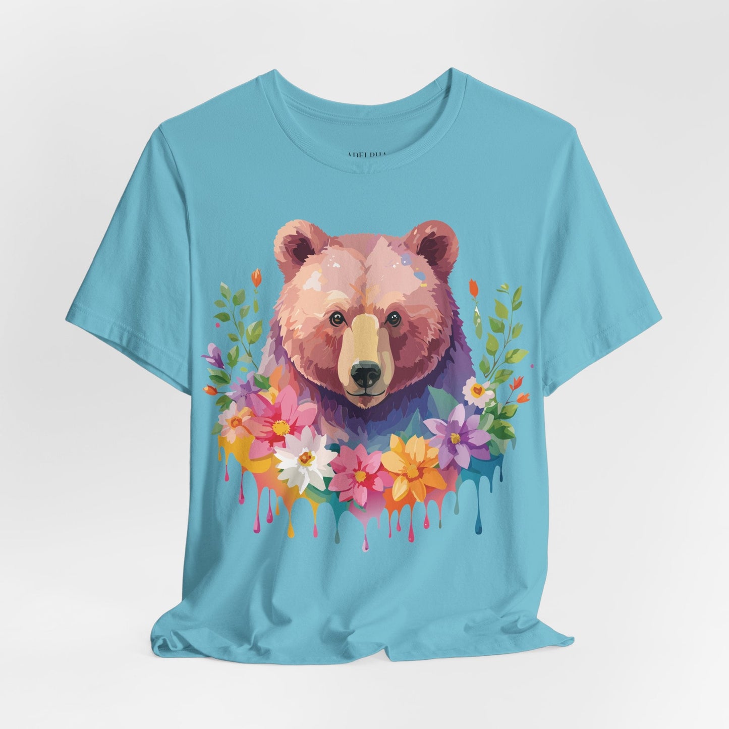 Bear Graphic T Shirt By Adelpha Unisex Short Sleeve Art Design Tee