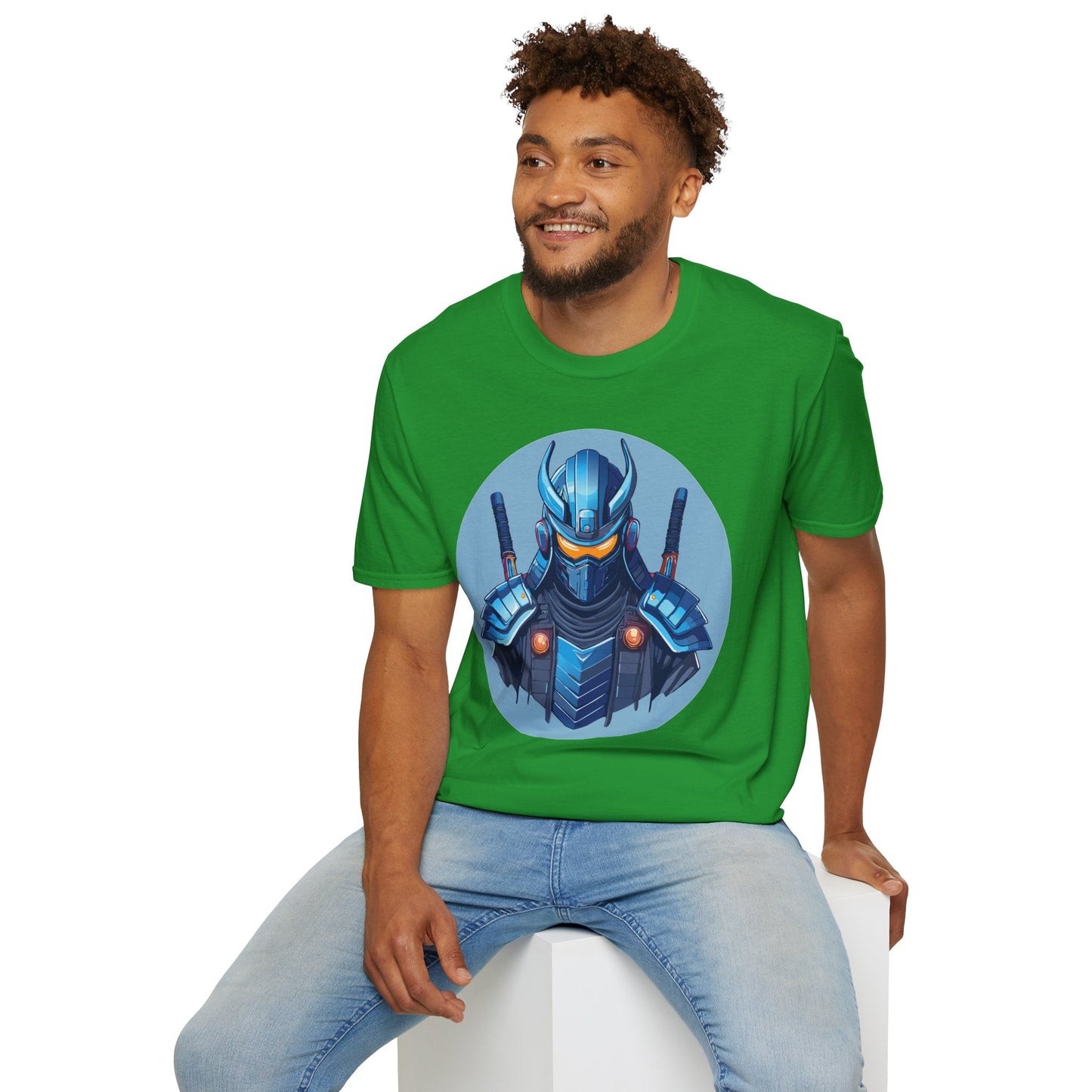 Samurai Shirt Unisex Softstyle T Shirt 100 Percent Ring Spun Cotton Gildan 64000
