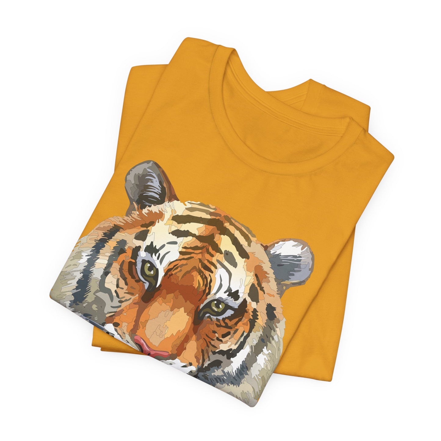 Unisex Tiger Tee, Animal Shirt, Tee Shirt with Tiger, Safari T-Shirt, Animal Tees, Big Cat Shirt, Safari T-Shirt 4