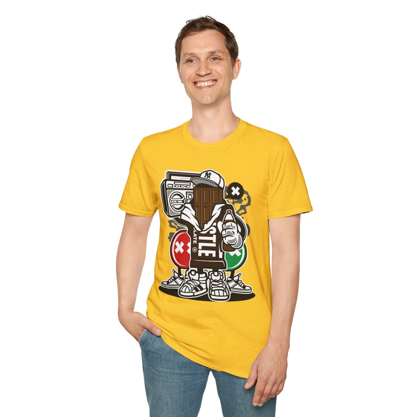 Gildan Softstyle Unisex Cartoon T Shirt Animation Funny Tee Breathable 100 Percent Cotton
