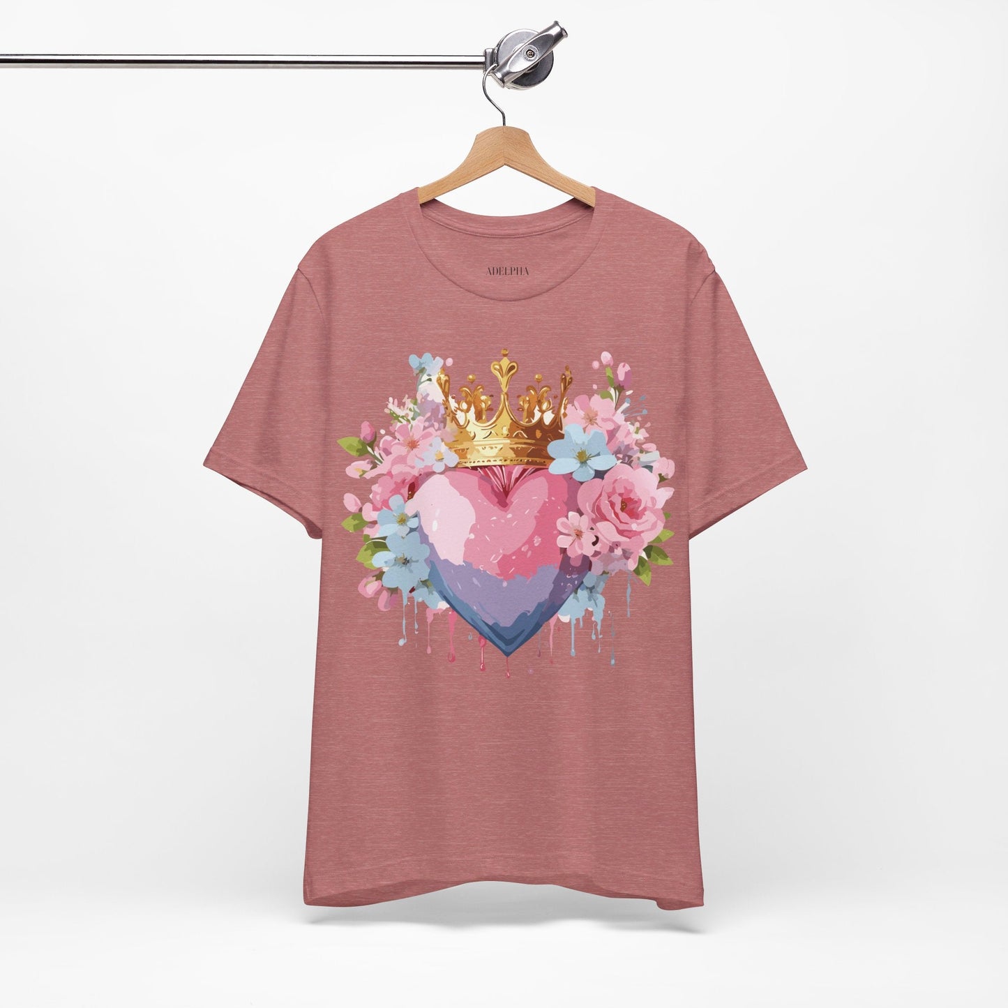 Valentine Graphic Tee Unisex Jersey Short Sleeve Adelpha Vintage Inspired Artwork