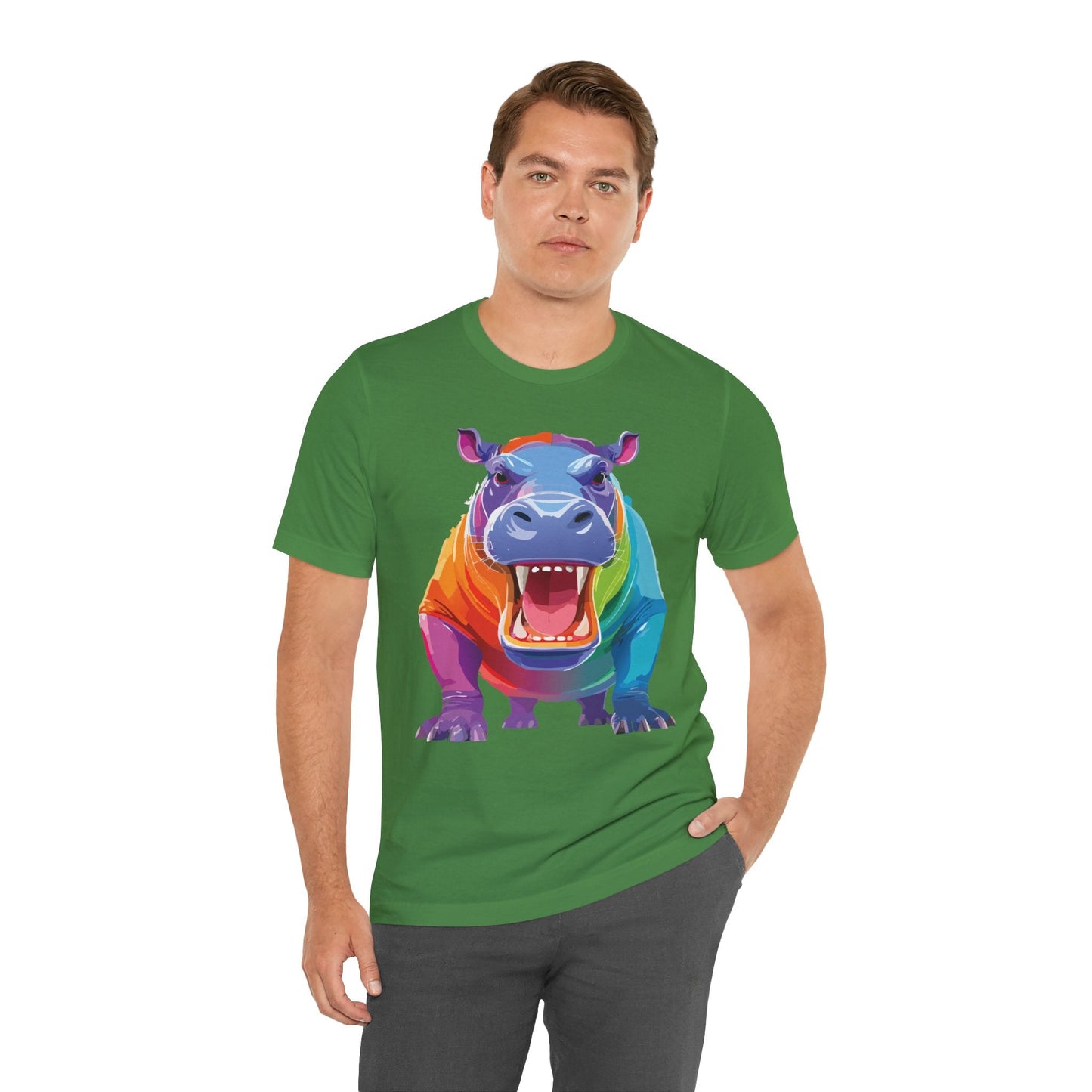 Unisex Animal Tee Shirt With Art Design Wild Animals Graphic Tee For Men Women All Sizes