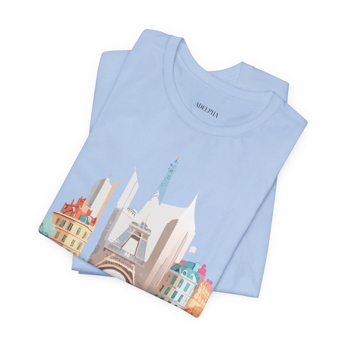 Adelpha Paris Graphic Tee Unisex Jersey Short Sleeve Vintage Inspired Artwork Collection
