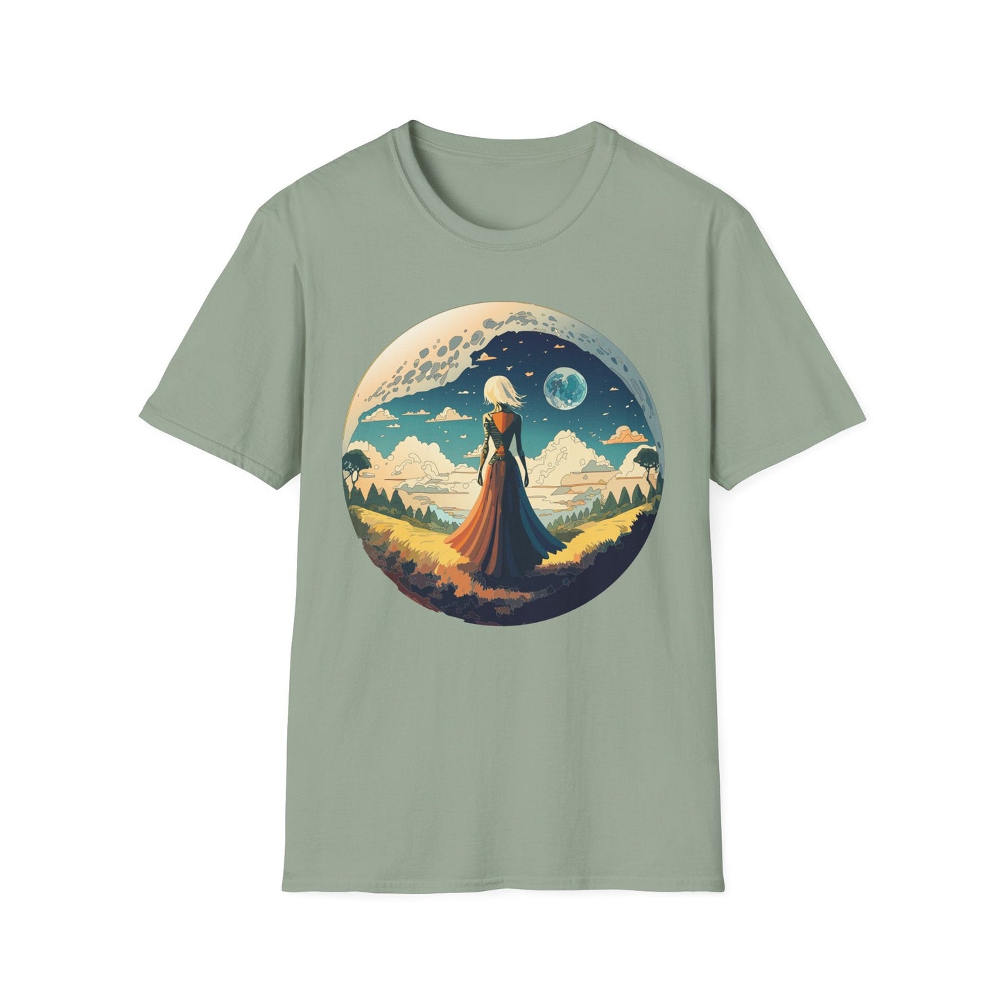 Womens Graphic T Shirts Art Design Tee Unisex Softstyle 64000 Cotton Tee Comfortable Everyday Wear
