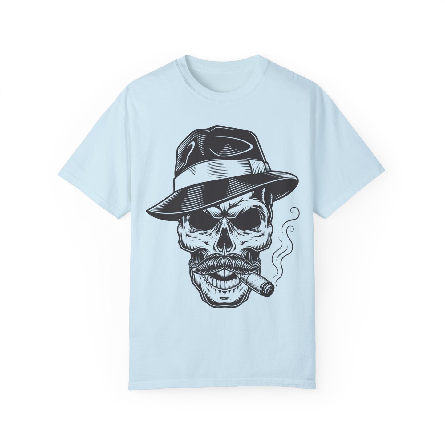 Unisex Cotton Tee Shirt with Skull