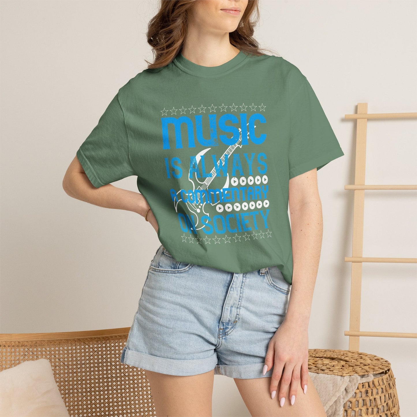 Music Graphic Design Unisex Cotton T-shirt m26