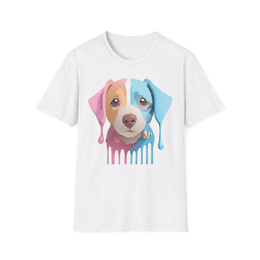 Unisex Dog Shirt Animal Tee Gildan Softstyle 64000 Cotton Tee