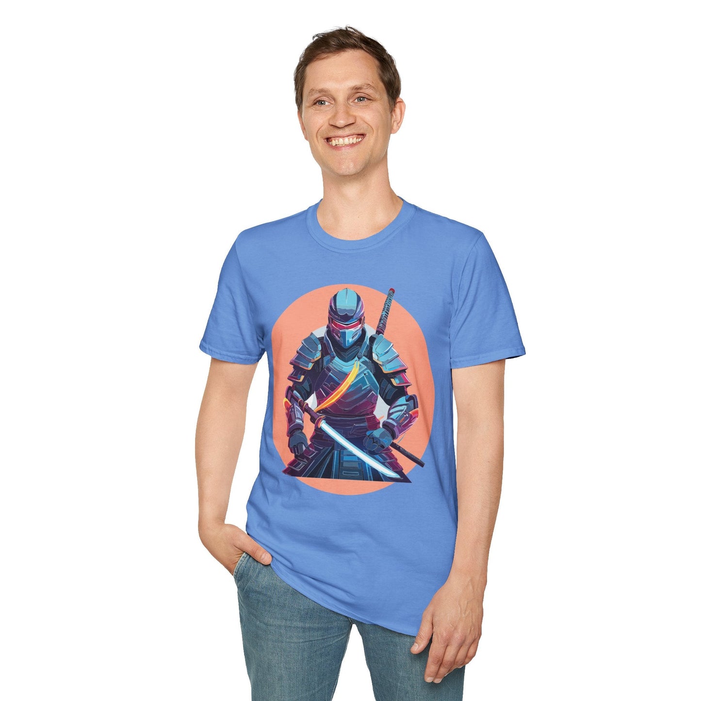 Samurai Shirt Unisex T Shirt 100 Percent Ring Spun Cotton Softstyle Tee Gildan 64000