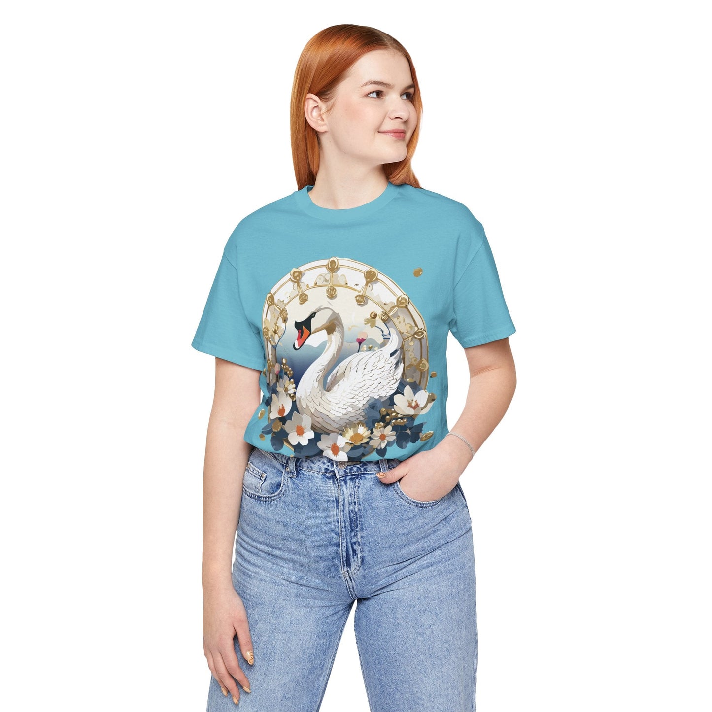 Adelpha Medallion Graphic Tee Unisex Jersey Short Sleeve Art Design Shirt Premium Comfort