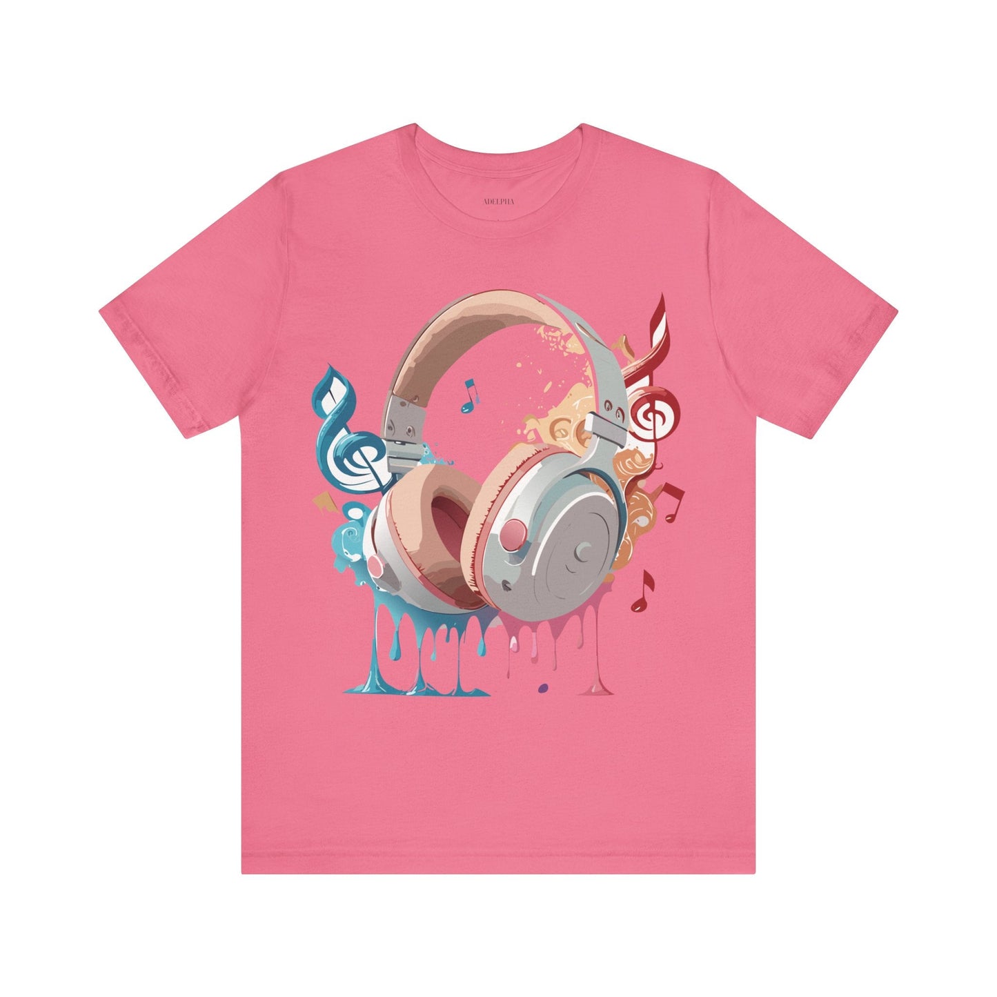 Music Graphic Unisex 100 Cotton Vintage Art with Musical Elements Tee 97