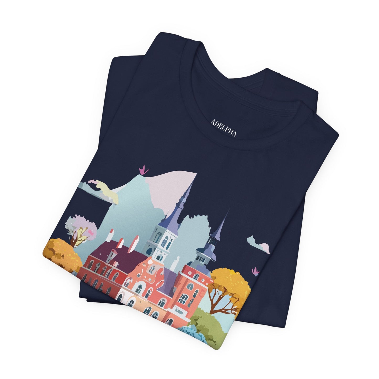 Germany Tourist Shirt Graphic Tee Unisex Vintage Inspired Design Adelpha Short Sleeve