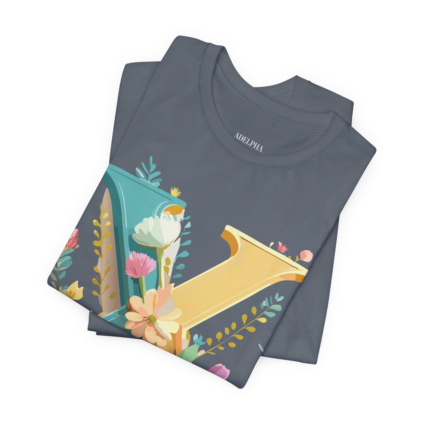 Letter X Shirt Unisex Graphic Tee Adelpha Vintage Inspired Artwork Short Sleeve Edition
