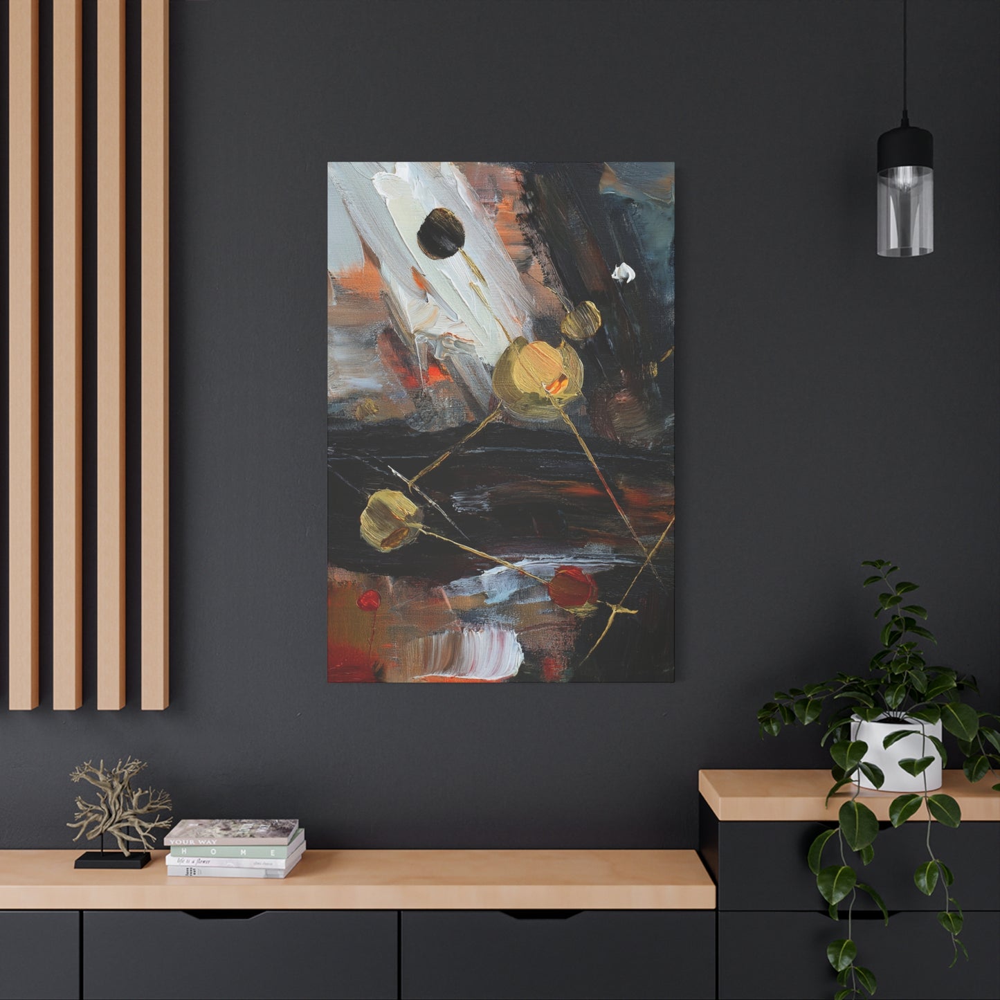 Abstract Oil Painting Print Canvas 20x24,20x30,24x30 24x32,24x36,30x40 32x48,36x48,40x60 Pine-Wood Inner Frame ABS-68