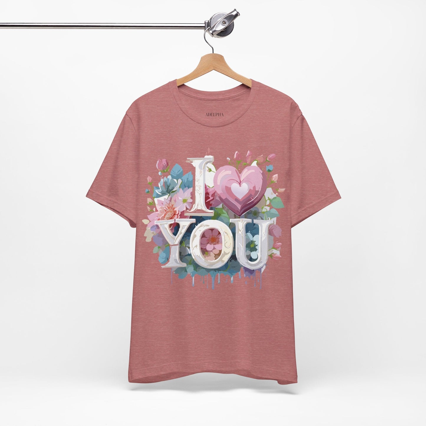 Valentine Graphic Tee Unisex Adelpha Art Design Vintage Inspired T Shirt For Everyday Wear