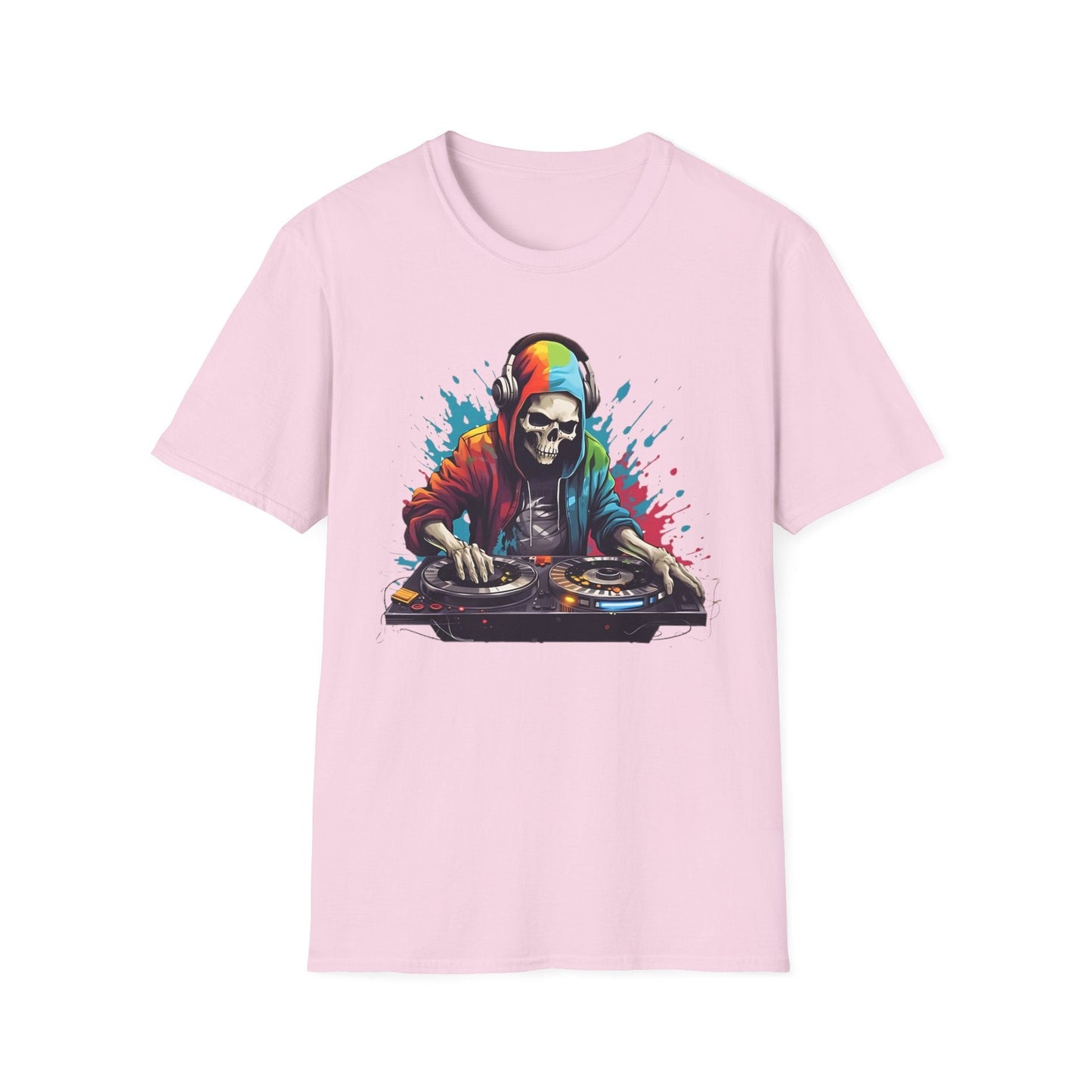 Skull Graphic Unisex Cotton T-shirt with Skeleton Artwork Design 8