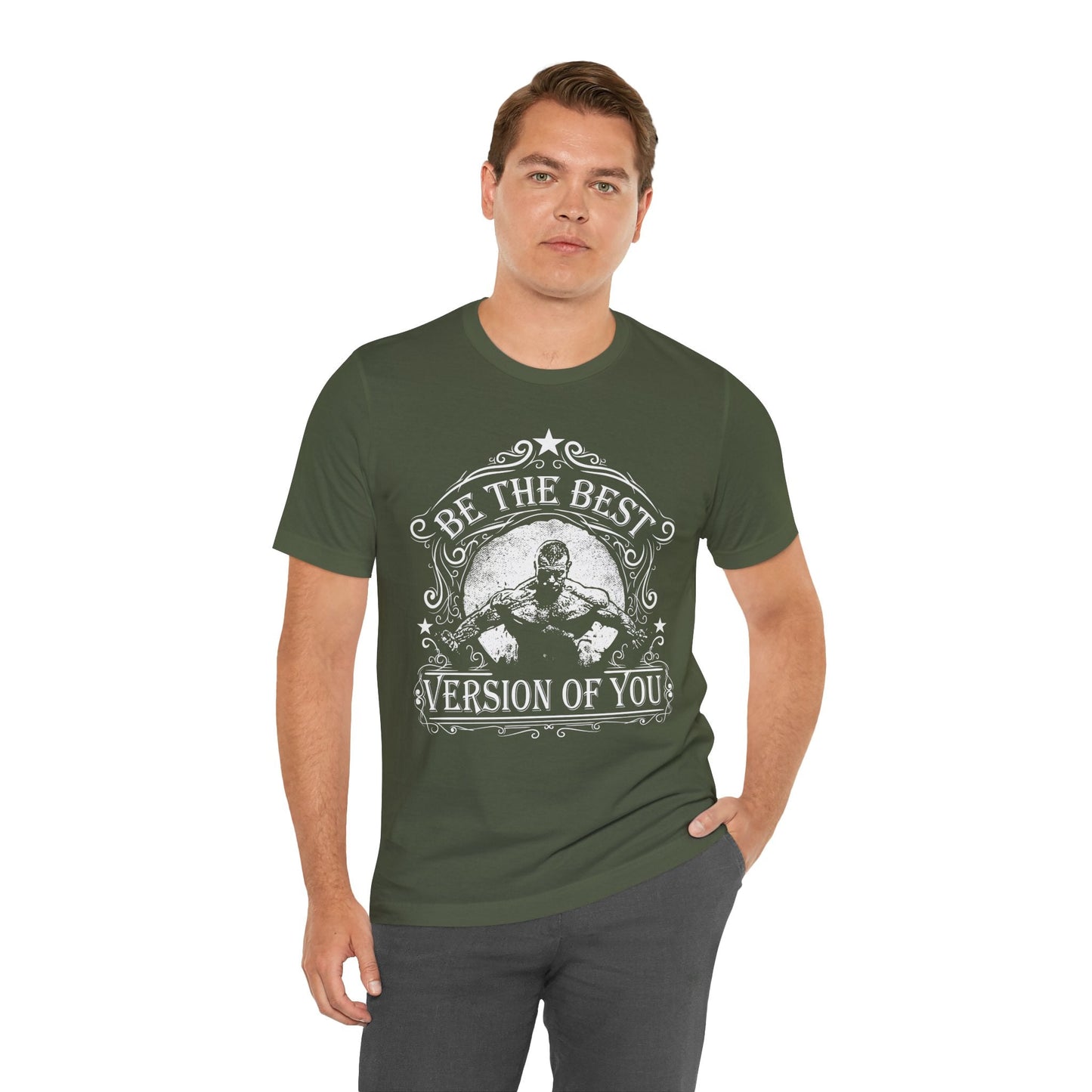 Be The Best Version Of You T-Shirt Motivational Fitness Tee