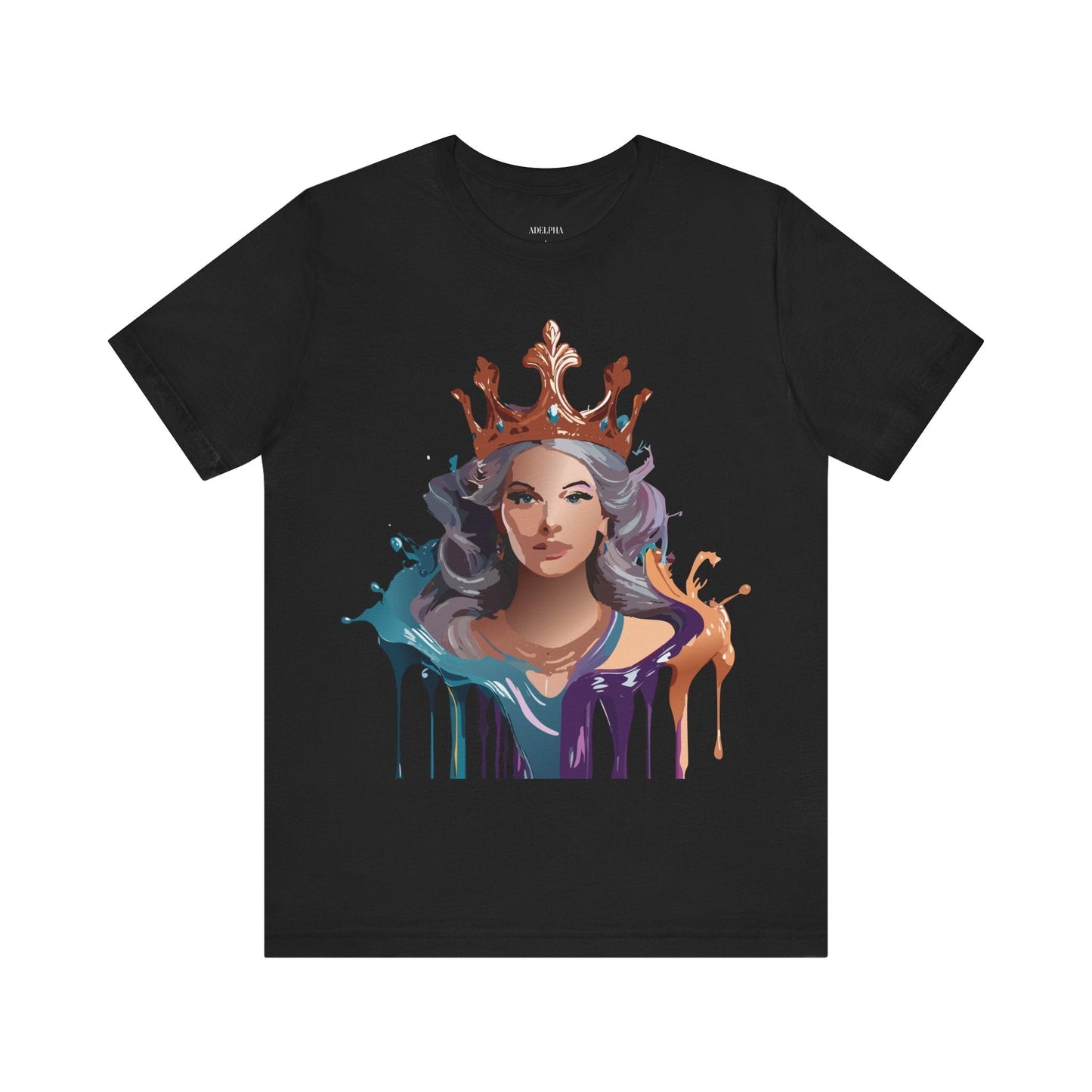 Queen Graphic Tee By Adelpha Art Design Unisex Short Sleeve Vintage Inspired Shirt