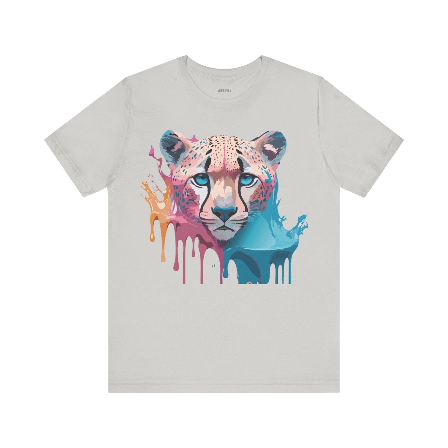 Cheetah Graphic Tee Unisex Jersey Short Sleeve Vintage Inspired Artwork Adelpha