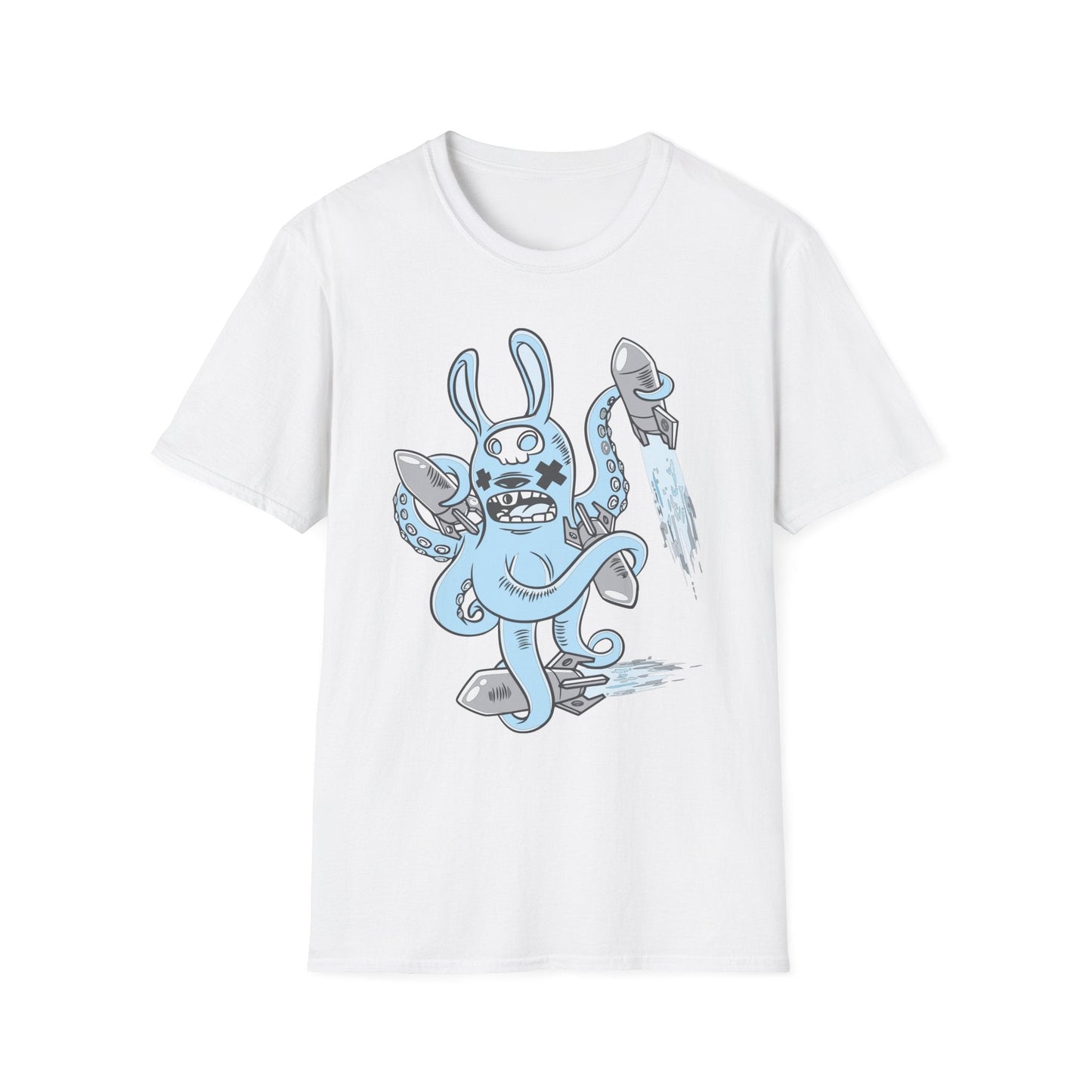 Cartoon T Shirt Unisex Animation Tee Funny Art Design Gildan Softstyle 64000 Premium Cotton