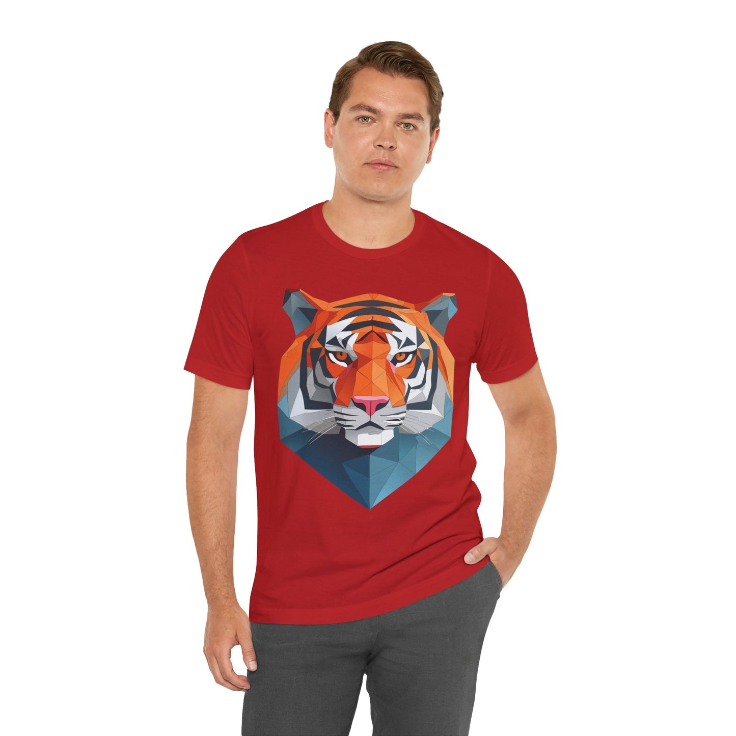 Unisex Animal Artwork Tee Shirt With Wild Animals Design For Everyday Wear And Comfort