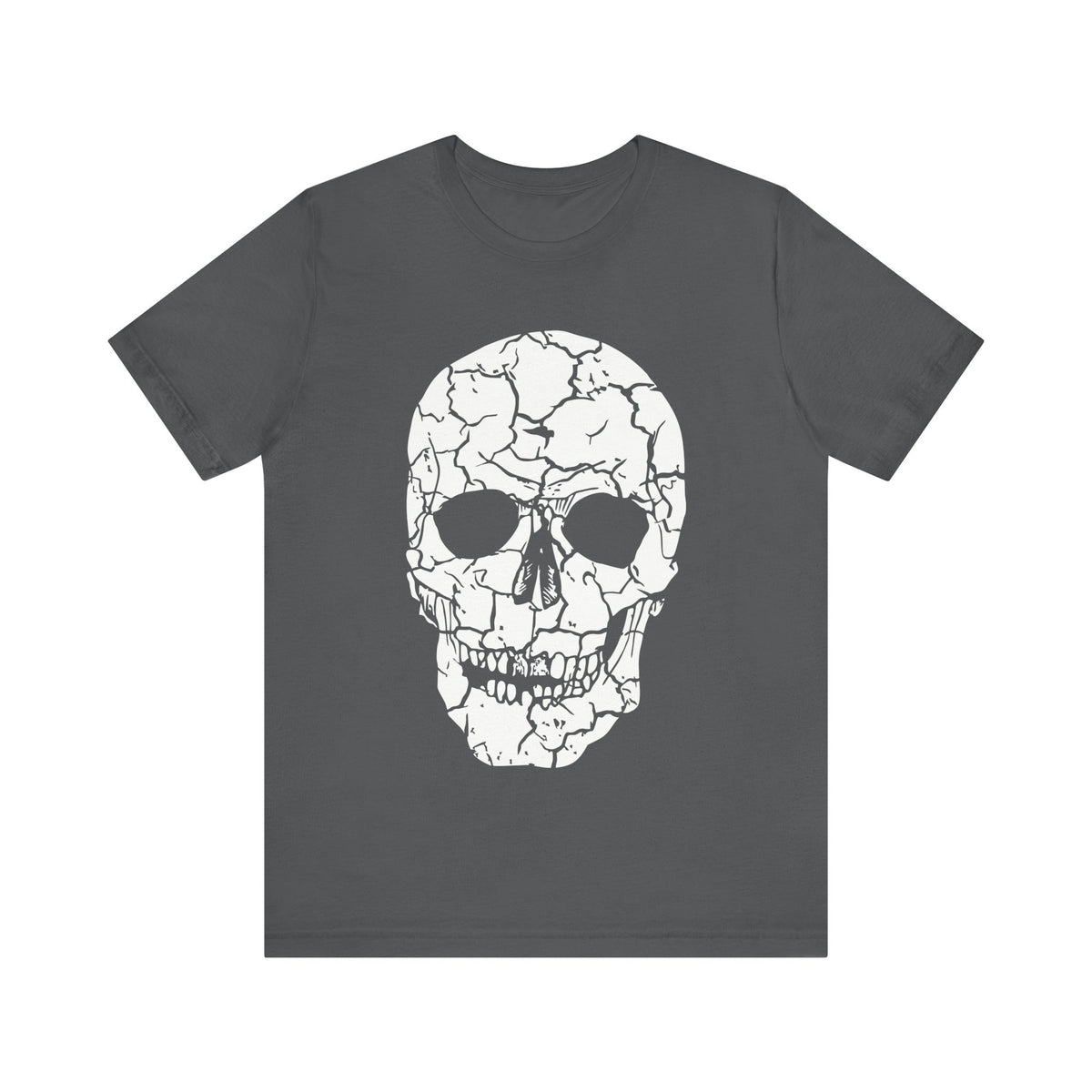 Camiseta unisex de algodón con calavera