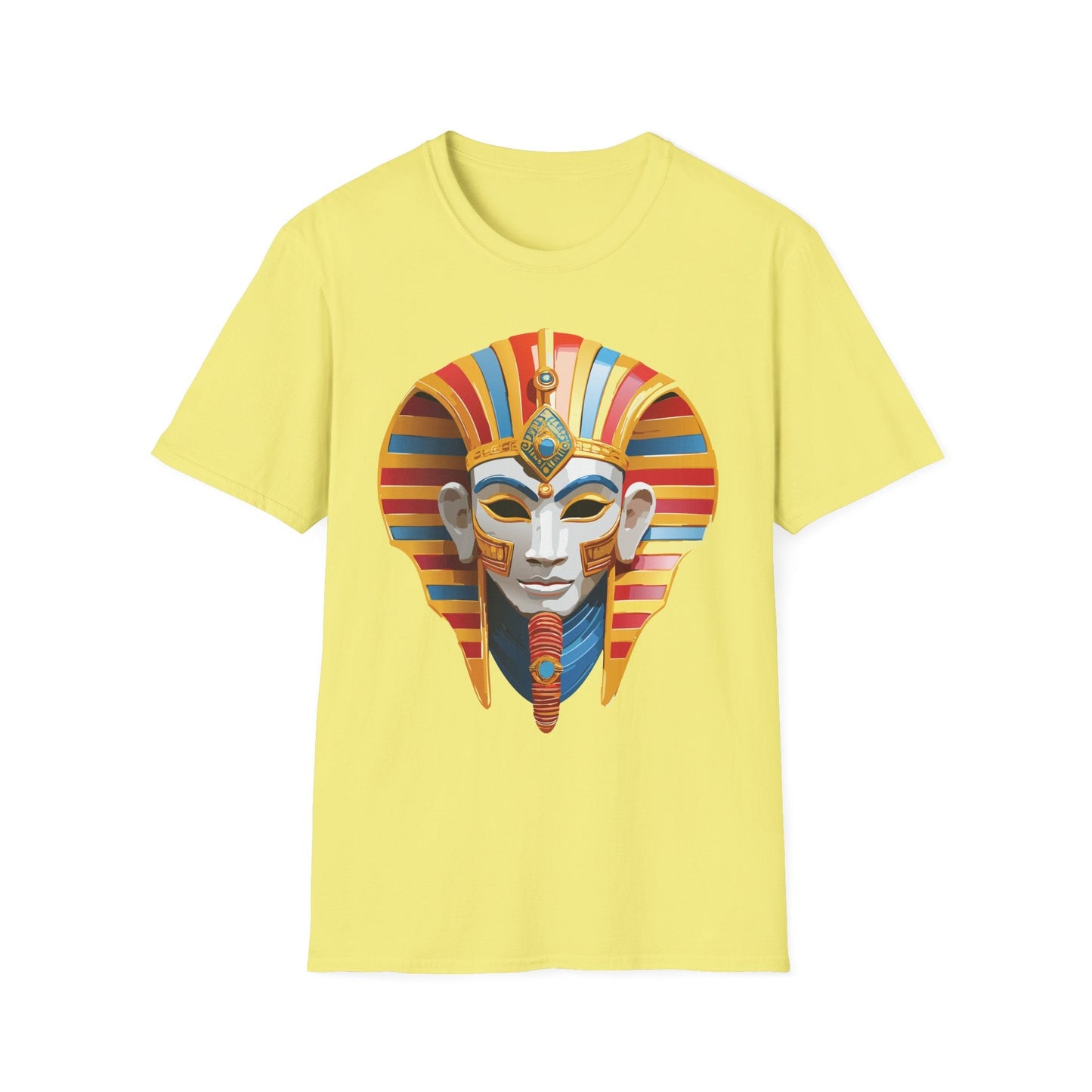 Mask Tee Shirt Unisex Art Design Masquerade Tee Gildan Softstyle 64000 Lightweight Cotton