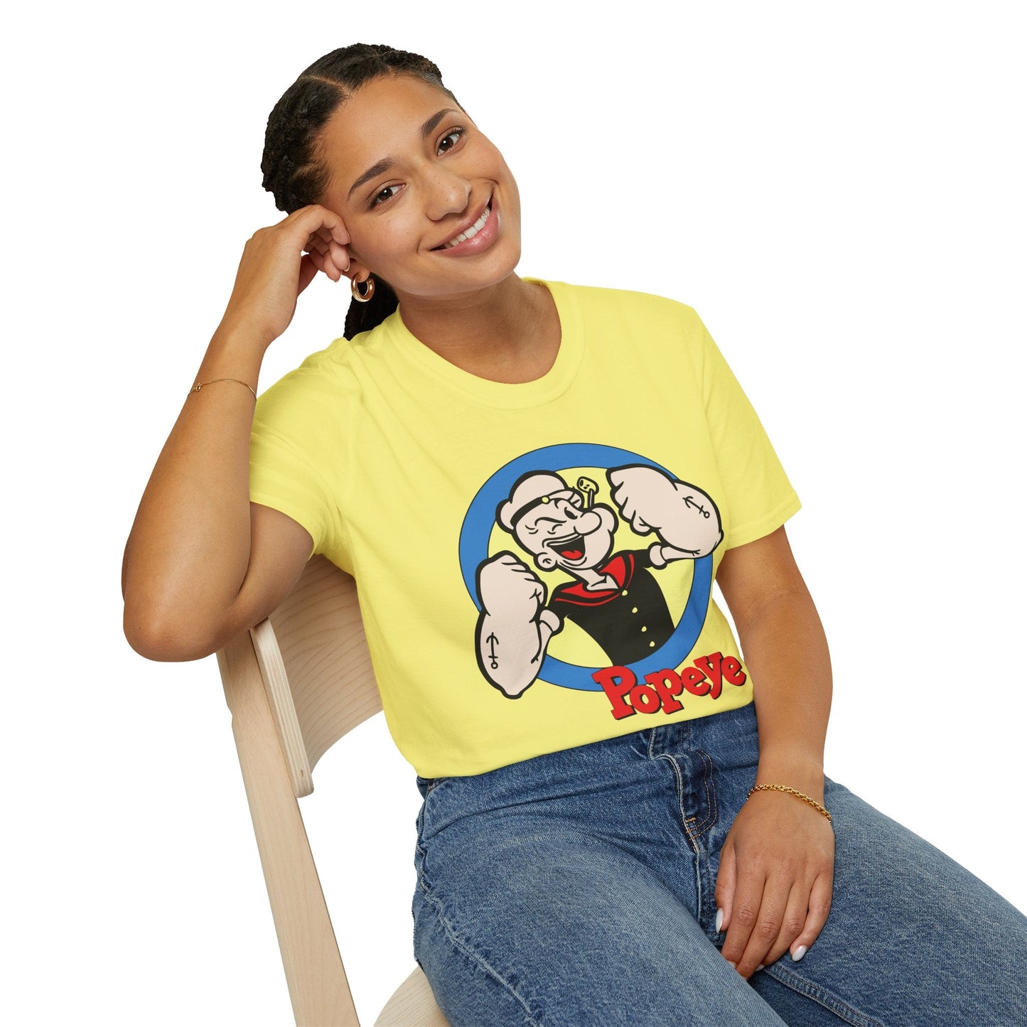 Unisex Cartoon T Shirt With Art Design Funny Animation Tee Gildan Softstyle 64000