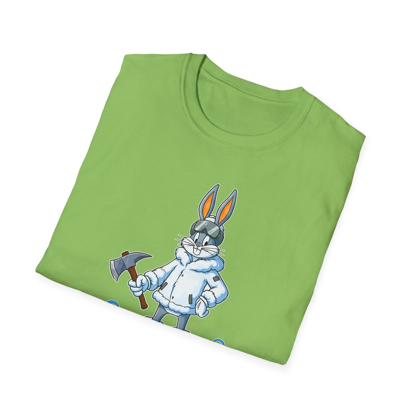 Cartoon Bunny Graphic Unisex Cotton Animal Animation Artwork Design Tee 25
